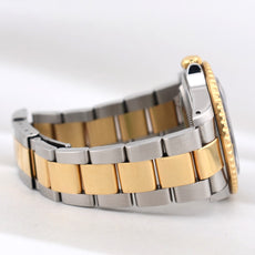 Rolex GMT Master II Two Tone Yellow Gold Black Dial 16713 2000