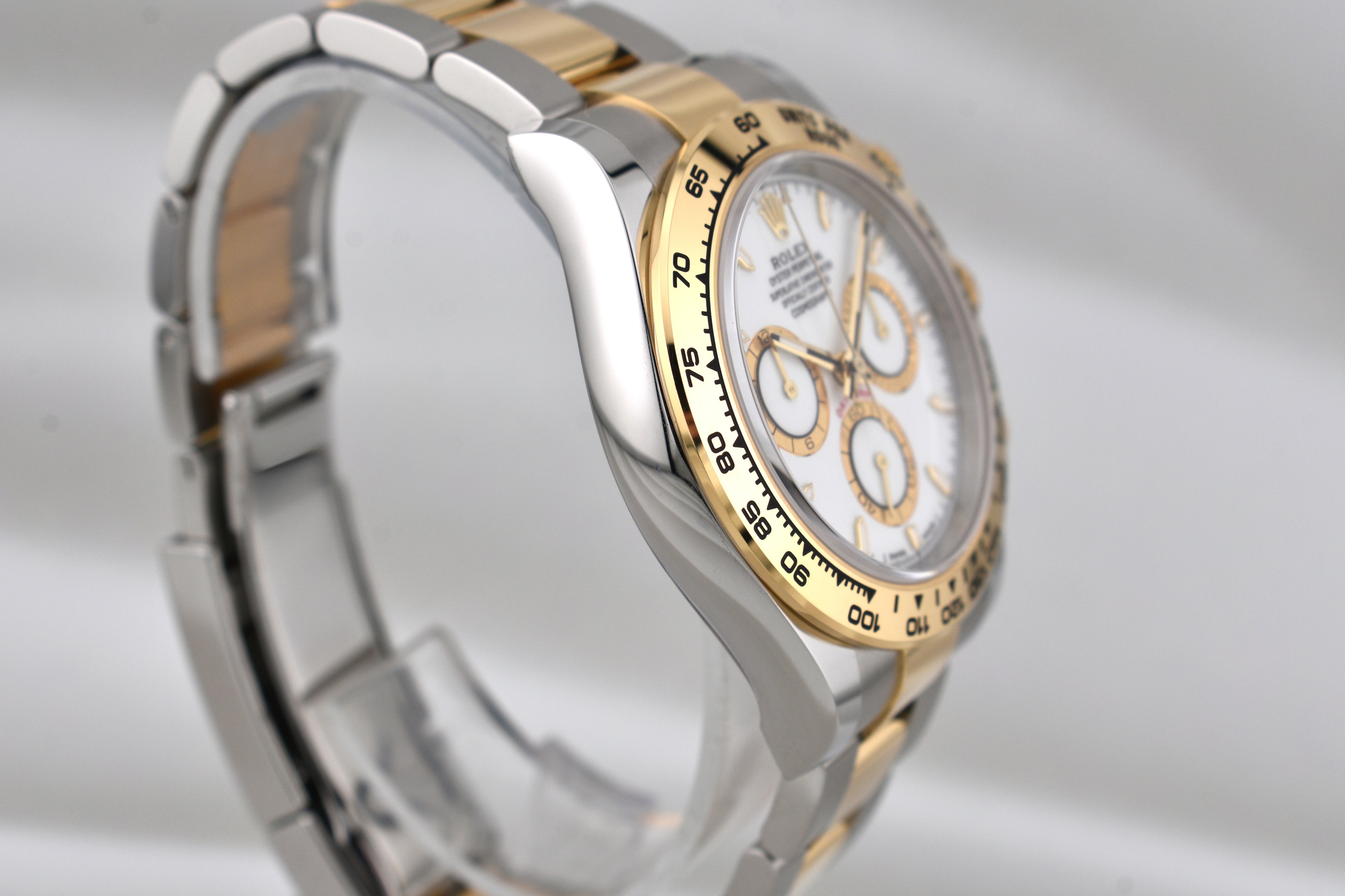 Rolex Cosmograph Daytona White Dial Two Tone Yellow Gold 126503 2026