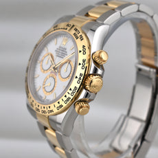 Rolex Cosmograph Daytona White Dial Two Tone Yellow Gold 126503 2026