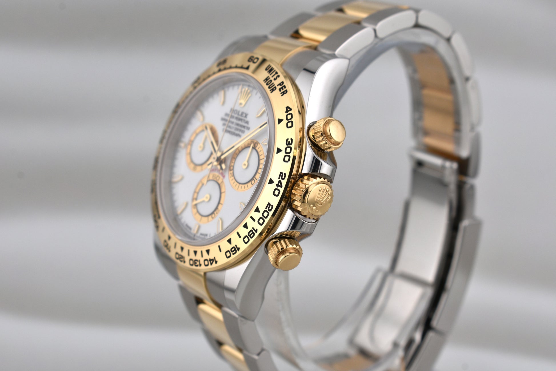 Rolex Cosmograph Daytona White Dial Two Tone Yellow Gold 126503 2026