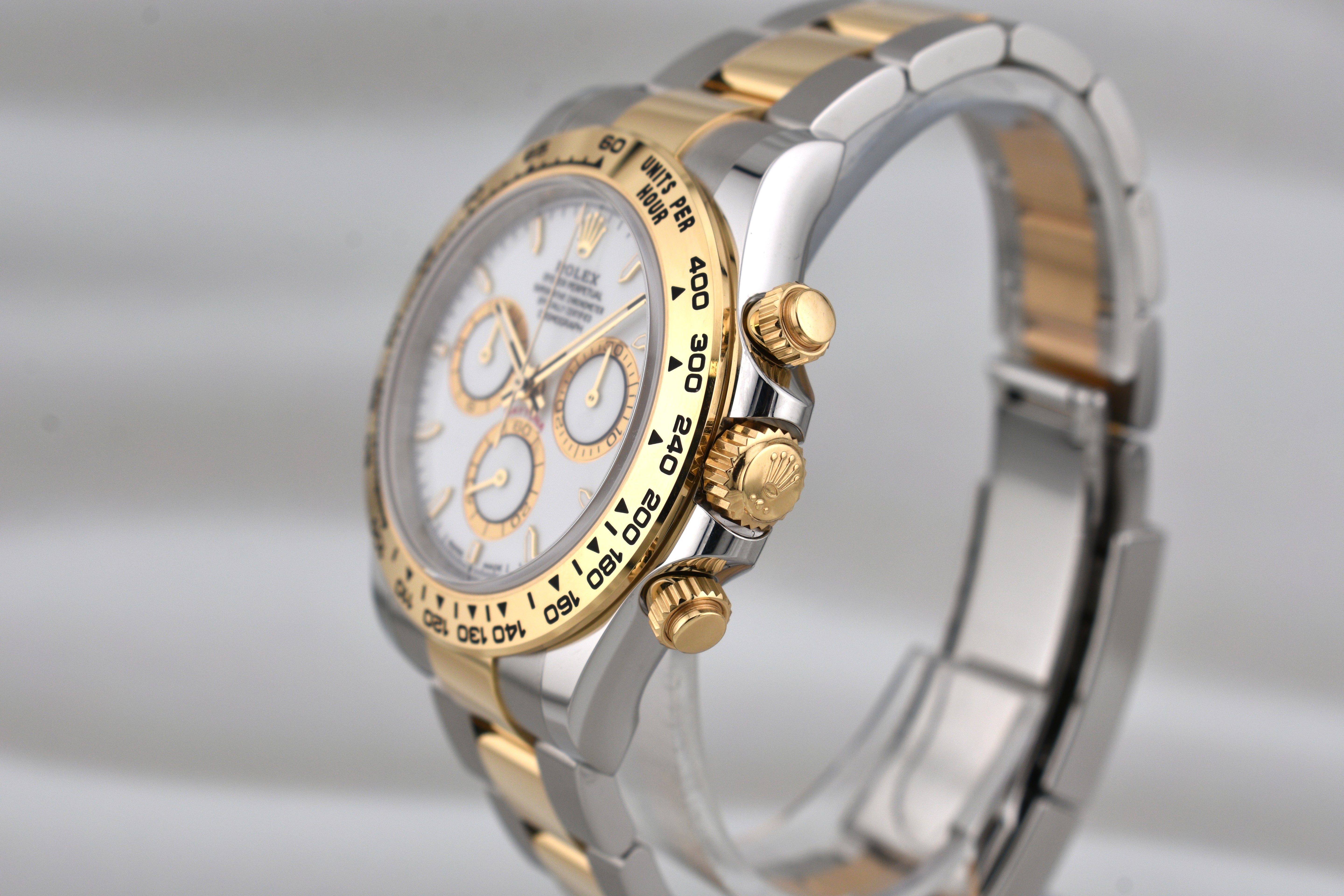 Rolex Cosmograph Daytona White Dial Two Tone Yellow Gold 126503 2026