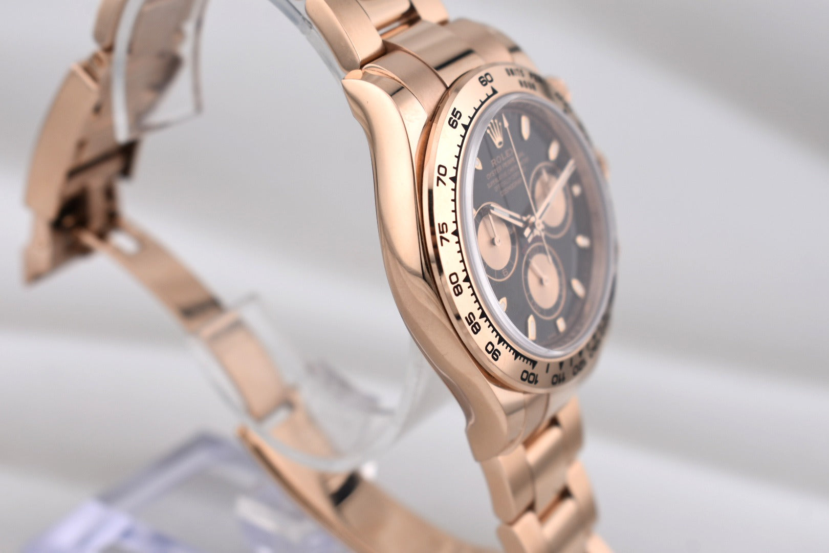 Rolex Cosmograph Daytona Rose Gold Black Index Dial 116505 2022