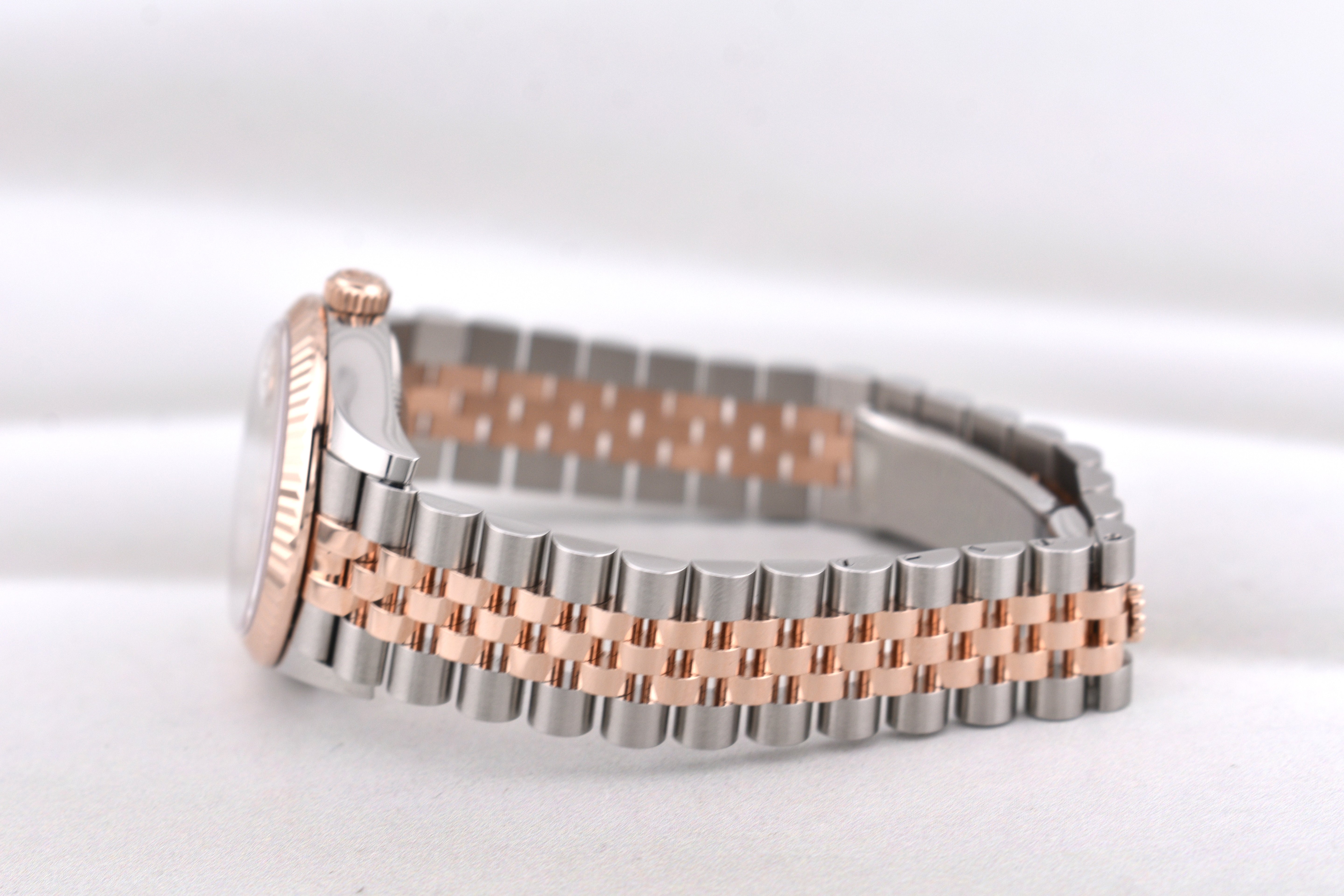 Rolex Datejust 31 Two Tone Rose Gold Silver Diamond Dial 278271 2026