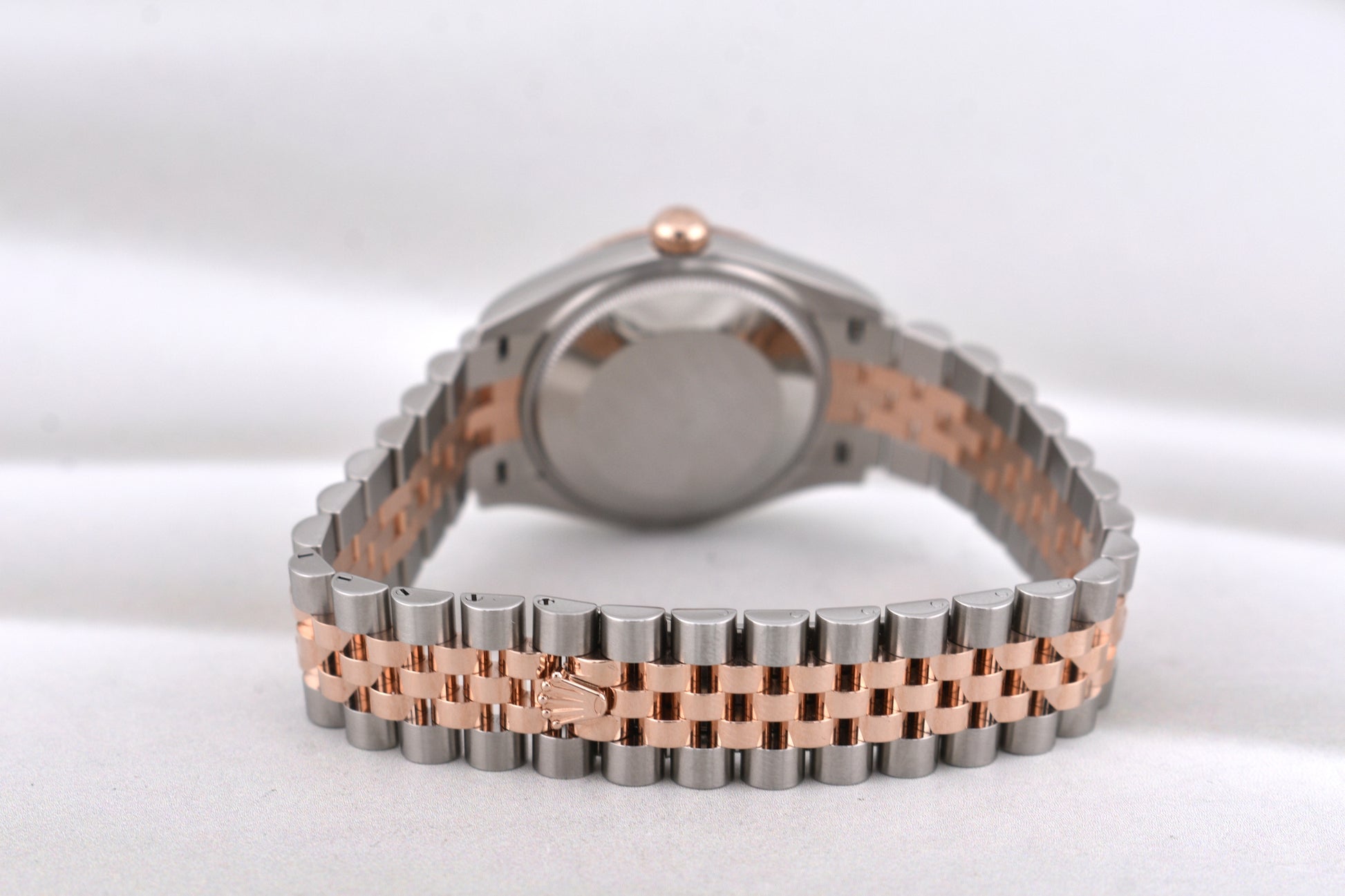 Rolex Datejust 31 Two Tone Rose Gold Silver Diamond Dial 278271 2026