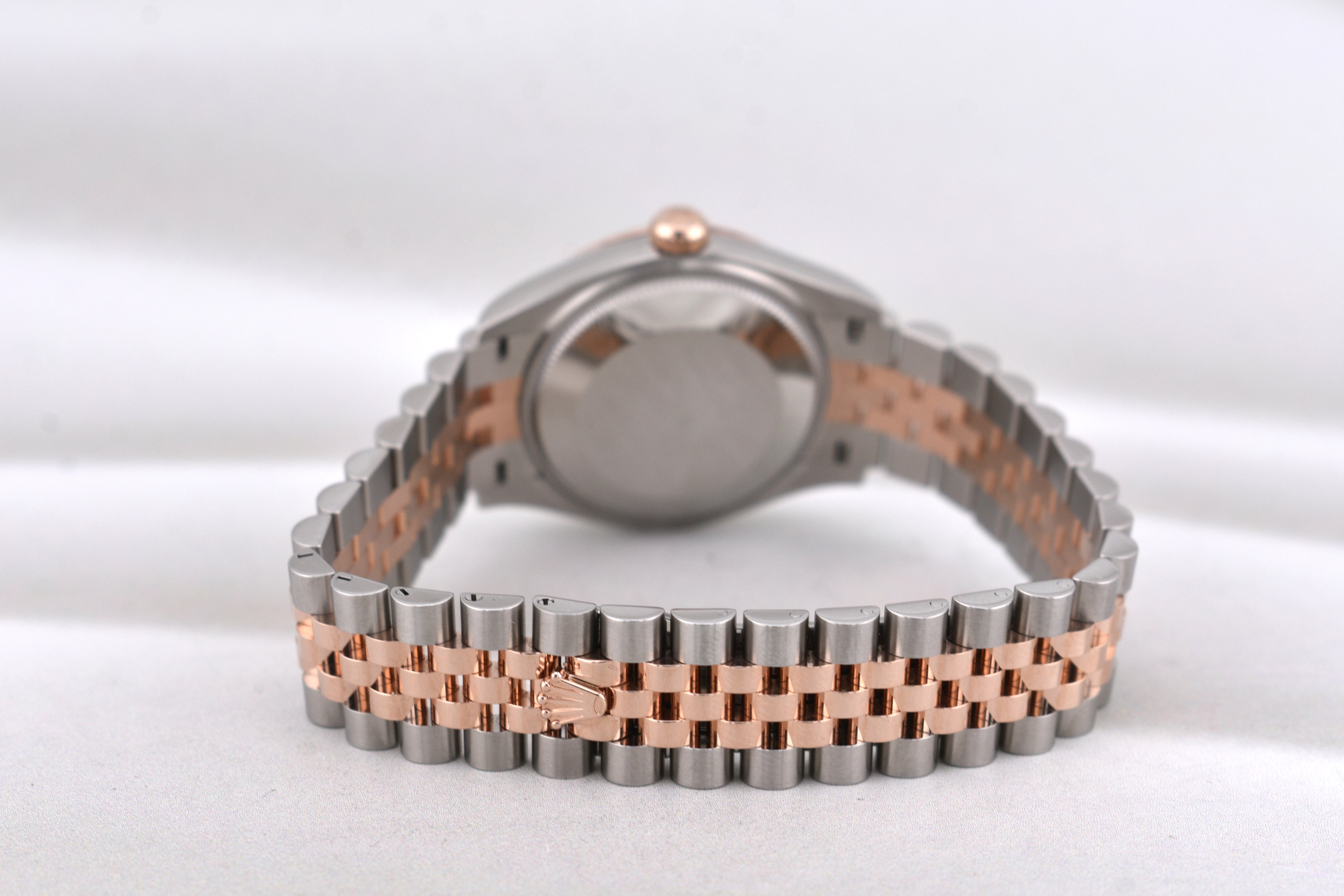 Rolex Datejust 31 Two Tone Rose Gold Silver Diamond Dial 278271 2026