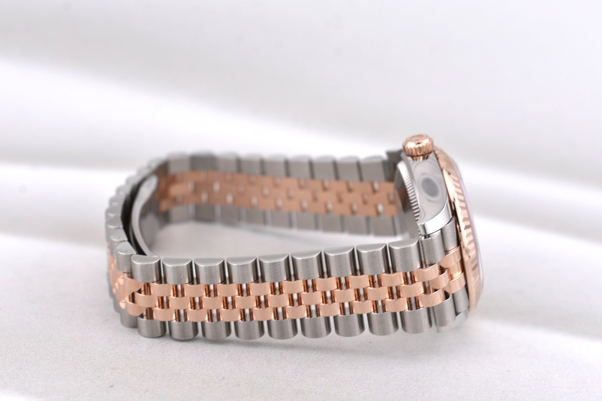 Rolex Datejust 31 Two Tone Rose Gold Silver Diamond Dial 278271 2026