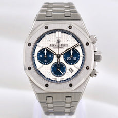 Audemars Piguet Royal Oak Chrono 'Blue Eyes' White Dial 26315ST 2020