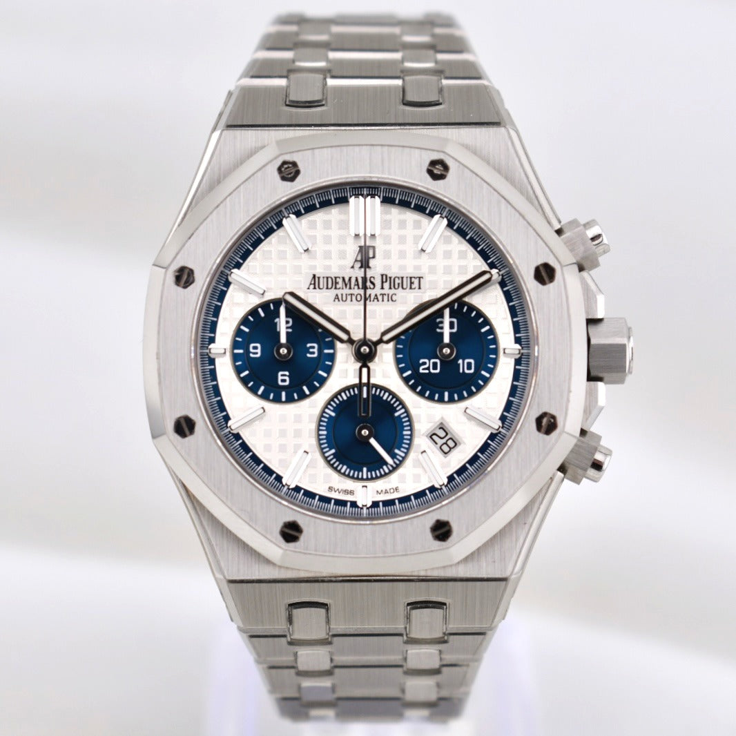 Audemars Piguet Royal Oak Chrono 'Blue Eyes' White Dial 26315ST 2020