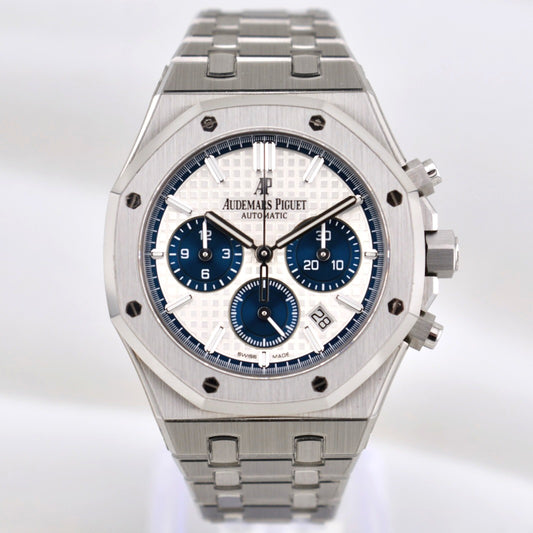 Audemars Piguet Royal Oak Chrono 'Blue Eyes' White Dial 26315ST 2020