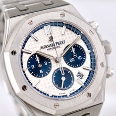 Audemars Piguet Royal Oak Chrono 'Blue Eyes' White Dial 26315ST 2020