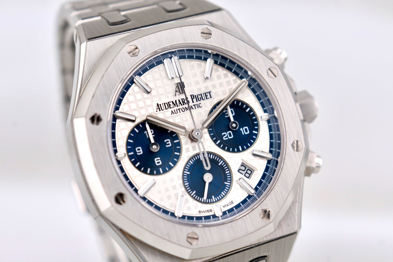 Audemars Piguet Royal Oak Chrono 'Blue Eyes' White Dial 26315ST 2020
