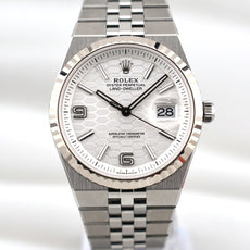 Rolex Land Dweller 36 White Honeycomb Dial 127234 2025