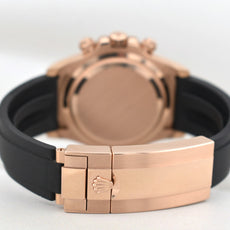 Rolex Cosmograph Daytona Black Dial Rose Gold Oysterflex 126515LN 2024