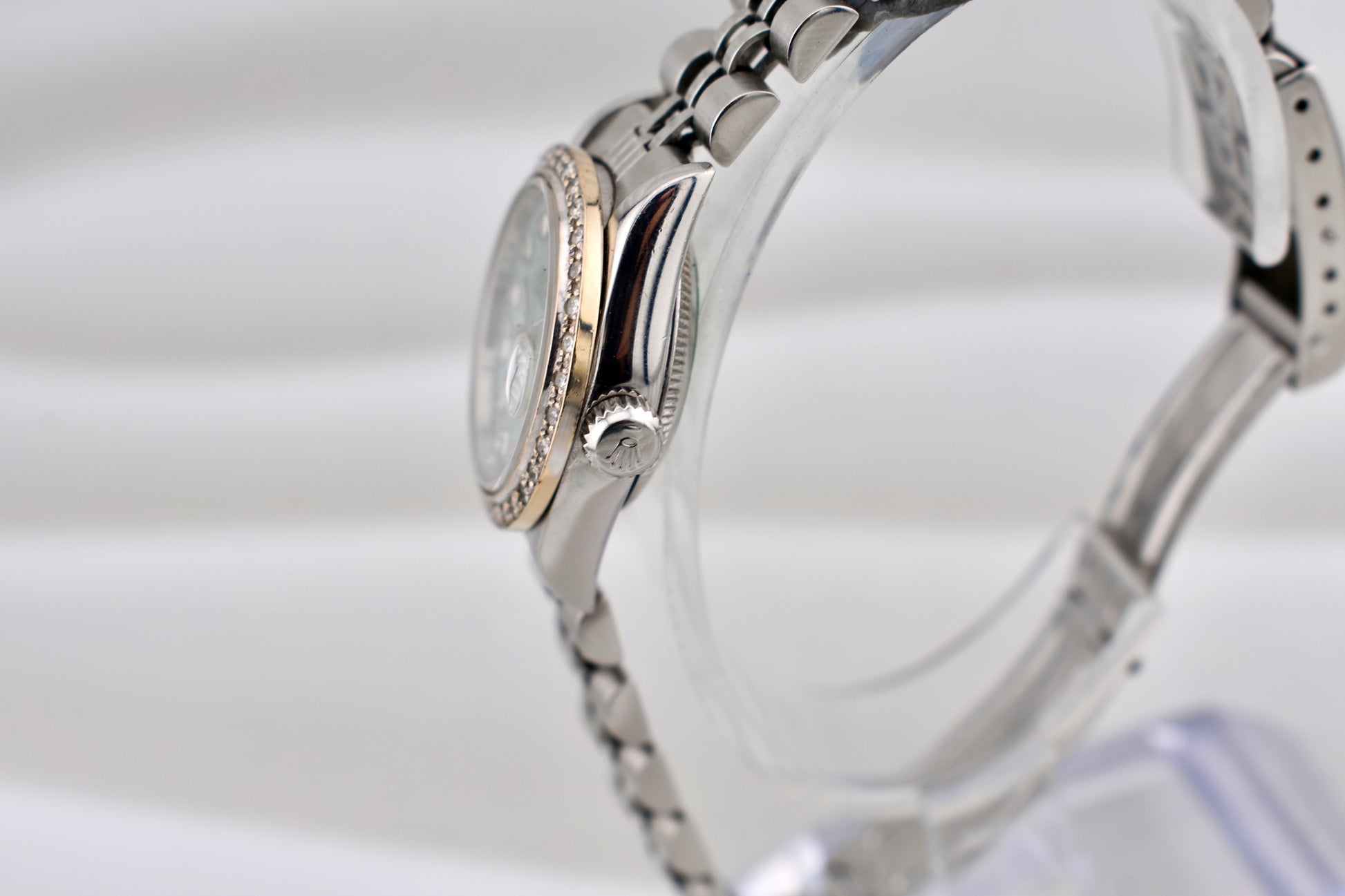 Rolex Lady Datejust 26 Ice Blue Diamond Dial 69174 1987