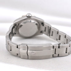 Rolex Lady Datejust 28 Mother of Pearl Diamond Dial Factory Diamond Bezel 179384RBR