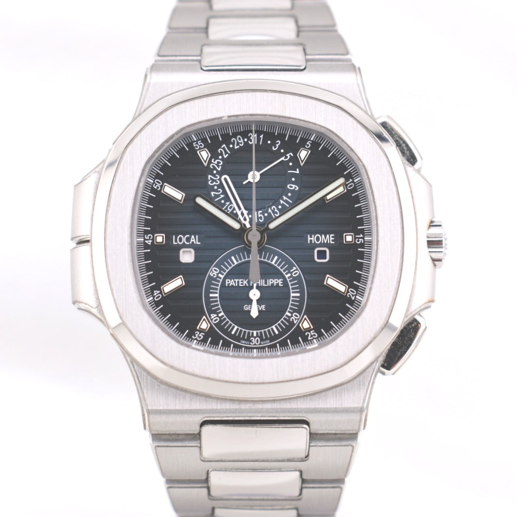 Patek Philippe Nautilus Travel Time Chronograph Blue Dial 5990 2025