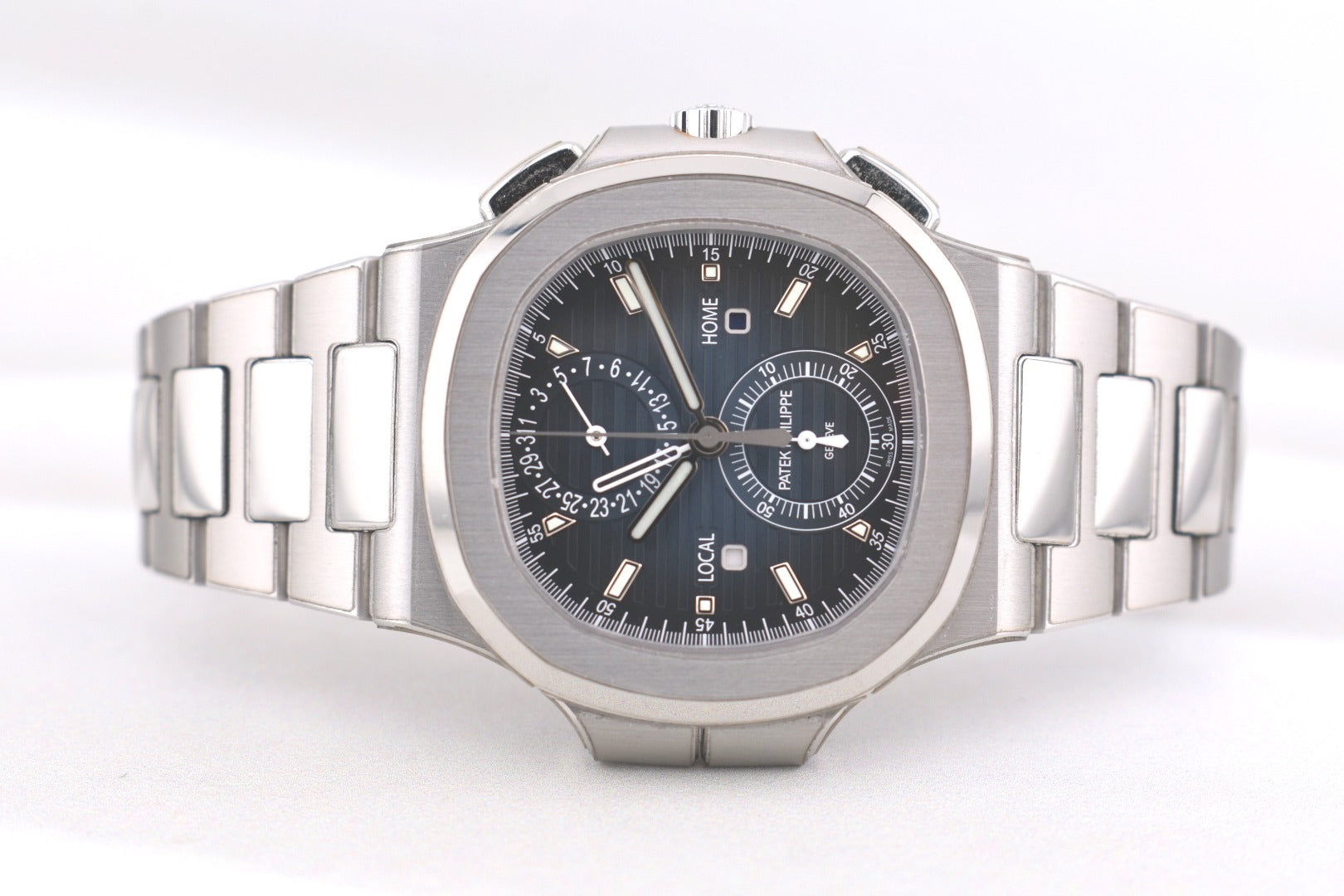 Patek Philippe Nautilus Travel Time Chronograph Blue Dial 5990 2025