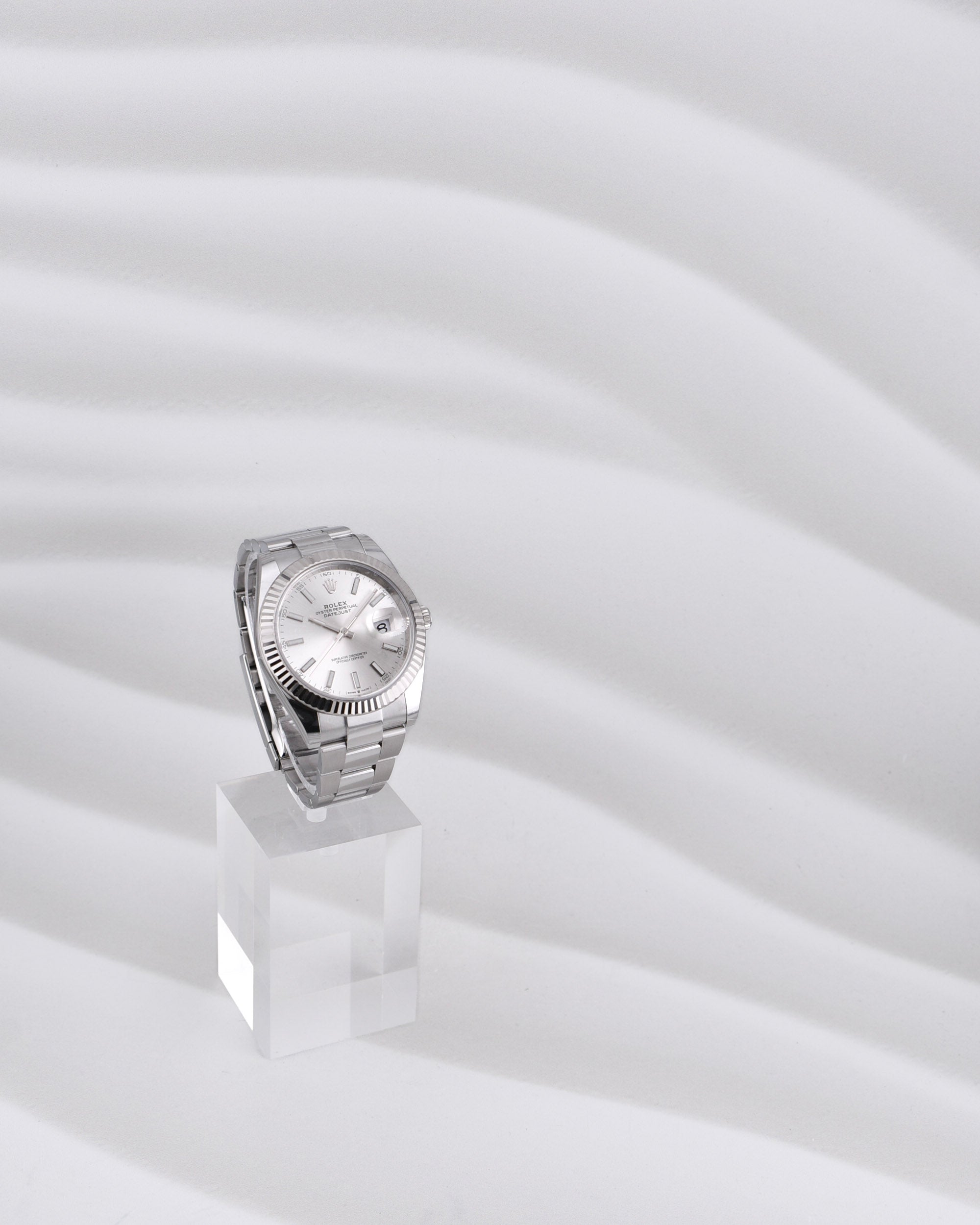 Rolex Datejust 41 Silver Index Dial Oyster Band 126334 2023