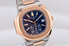 Patek Philippe Nautilus Travel Time Chronograph Blue Dial 5980/1AR-001 2022
