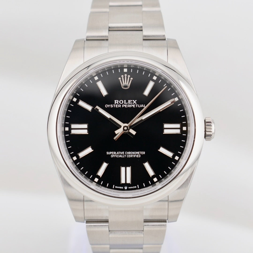 Rolex Oyster Perpetual 41 Black Dial 124300 2025