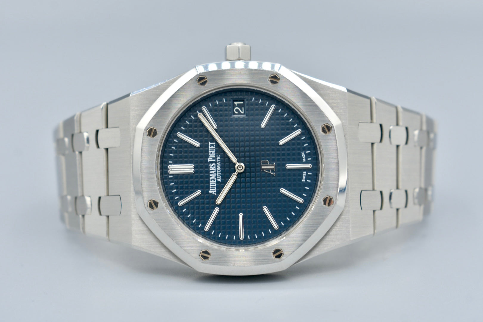 Audemars Piguet Royal Oak Jumbo Steel Blue Dial 15202ST 2017