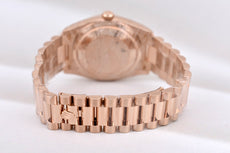 Rolex Day Date 36 Everose Gold Olive Dial 128235 2025
