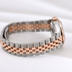 Rolex Lady Datejust 28 Two Tone Everose Gold Mother of Pearl Diamond Dial 279171 2026