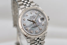 Rolex Datejust 31 Mother of Pearl Diamond Dial 278274 2025