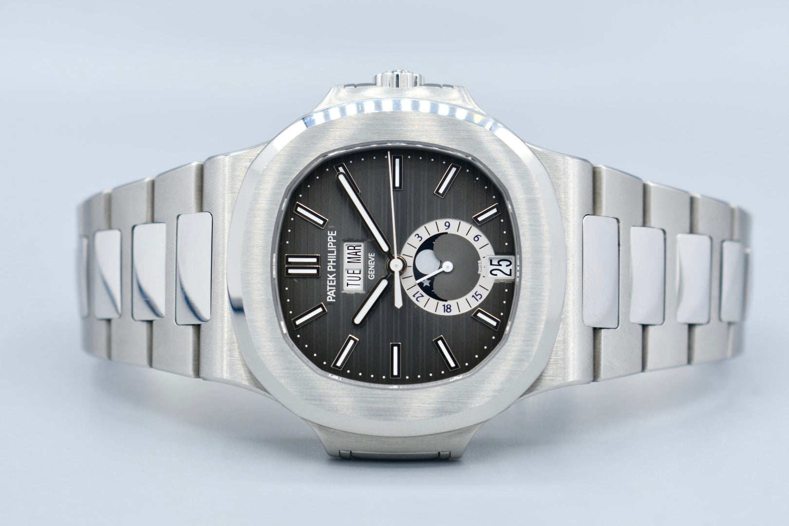 Patek Philippe Nautilus Annual Calendar Moon Phase Grey Dial 5726 2019