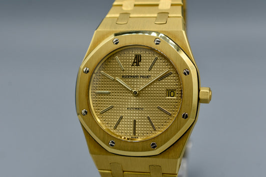 Audemars Piguet Royal Oak Jumbo Yellow Gold Champagne Dial 5402BA 1978