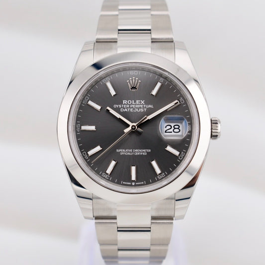 Rolex Datejust 41 Rhodium Dial 126300 2024