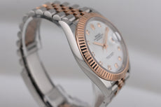 Rolex Datejust 41 Two Tone Everose Gold Mother of Pearl Diamond Dial 126331 2022