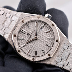 Audemars Piguet Royal Oak Lady 18K White Gold Silver Dial 67653BC 2020