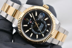 Rolex Sky Dweller Two Tone Yellow Gold Black Dial 326933 2022
