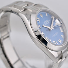 Rolex Datejust 41 Azzuro Blue Oyster Band 126300 2025
