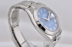 Rolex Datejust 41 Azzuro Blue Oyster Band 126300 2025