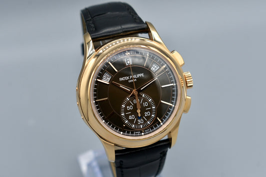 Patek Philippe Annual Calendar Chronograph Rose Gold Chocolate Dial 5905R-001 2023