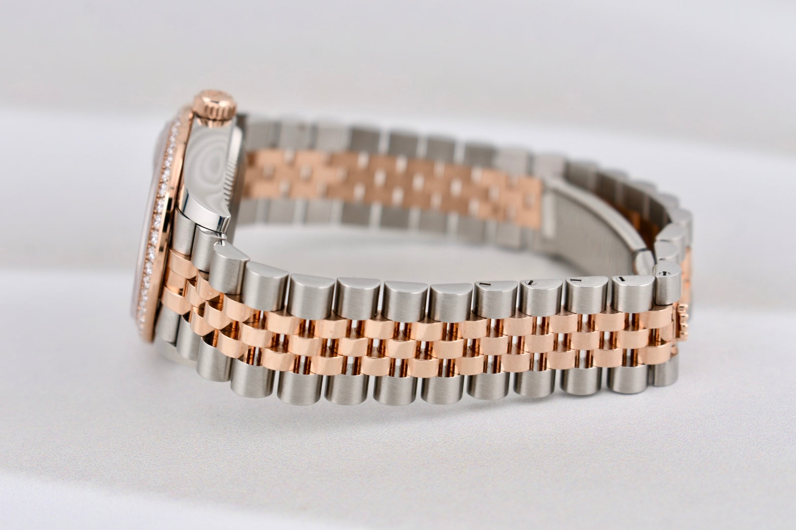 Rolex Datejust 31 Two Tone Everose Gold Factory Diamond Bezel Slate Dial 278381RBR 2023
