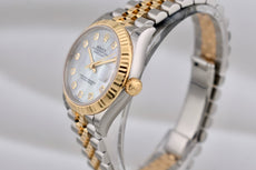 Rolex Datejust 31 Two Tone Yellow Gold Mother of Pearl Diamond Dial 278273 2025