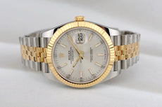 Rolex Datejust 41 Two Tone Yellow Gold Silver Dial 126333 2025