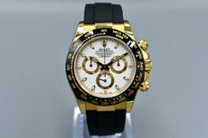 Rolex Cosmograph Daytona Yellow Gold Ivory Dial Oysterflex 116518LN 2023