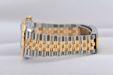 Rolex Datejust 36 Black Diamond Dial Two Tone Yellow Gold 126233 2025