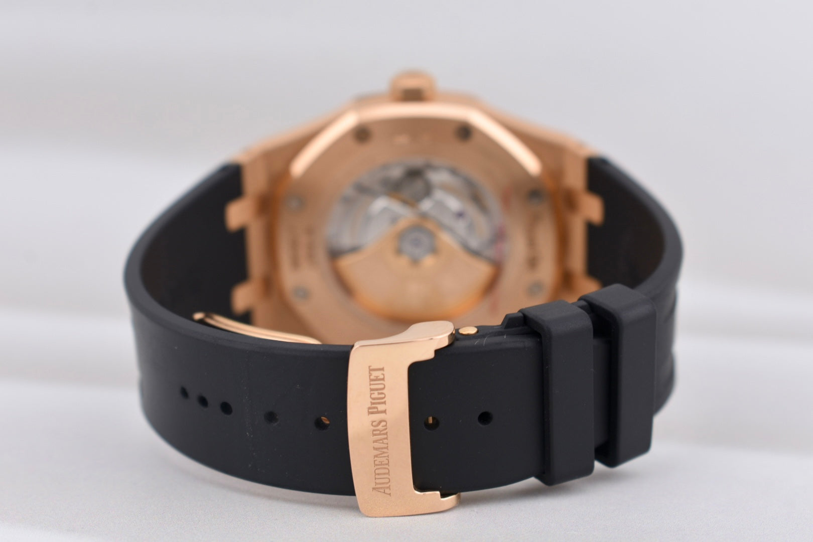 Audemars Piguet Royal Oak Selfwinding Black Dial Rose Gold 15400OR 2016