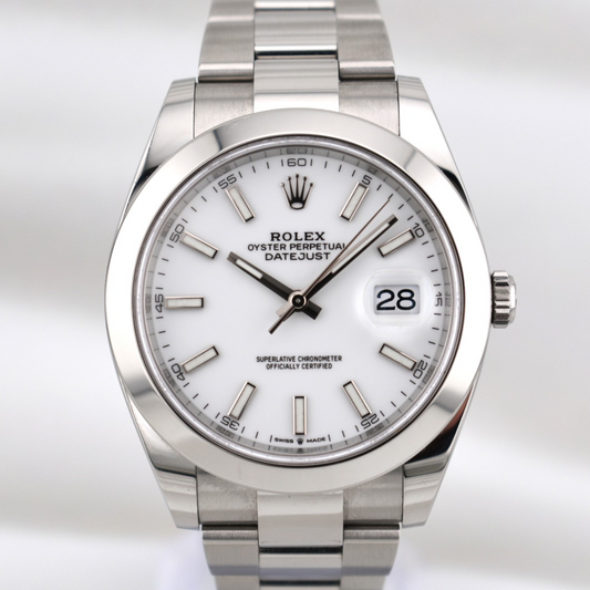 Rolex Datejust 41 White Dial 126300 2021