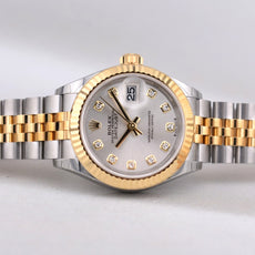 Rolex Lady Datejust 28 Two Tone Silver Diamond Dial 279173 2024