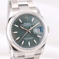 Rolex Datejust 36 Mint Green Dial 126200 2025