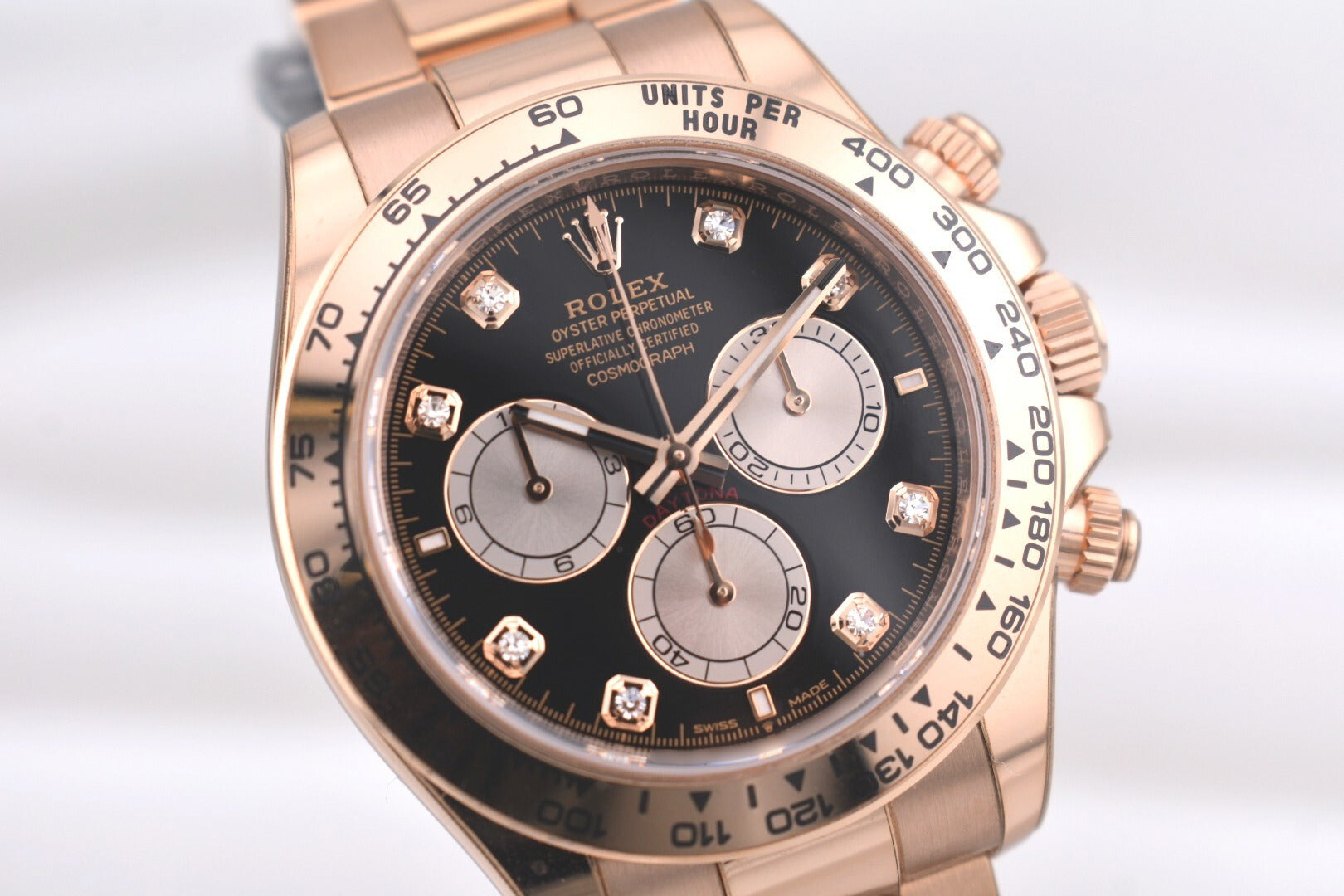 Rolex Daytona Black Diamond Dial Rose Gold 126505 2024