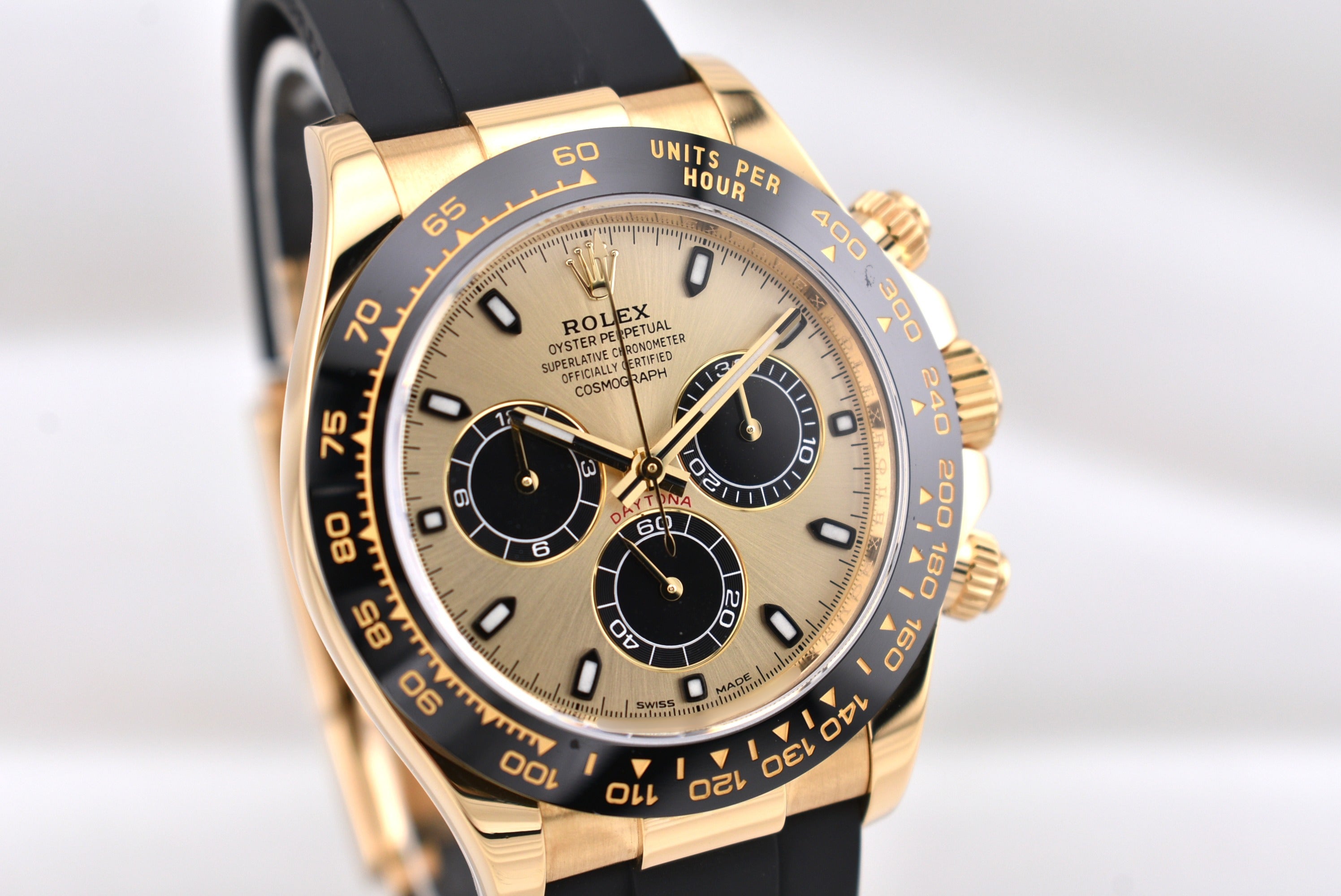 Rolex Cosmograph Daytona Yellow Gold 'Pikachu' Oysterflex 126518LN 2021