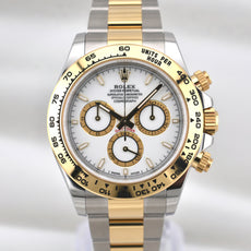 Rolex Cosmograph Daytona White Dial Two Tone Yellow Gold 126503 2026