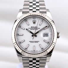 Rolex Datejust 41 White Index Dial 126334 2026